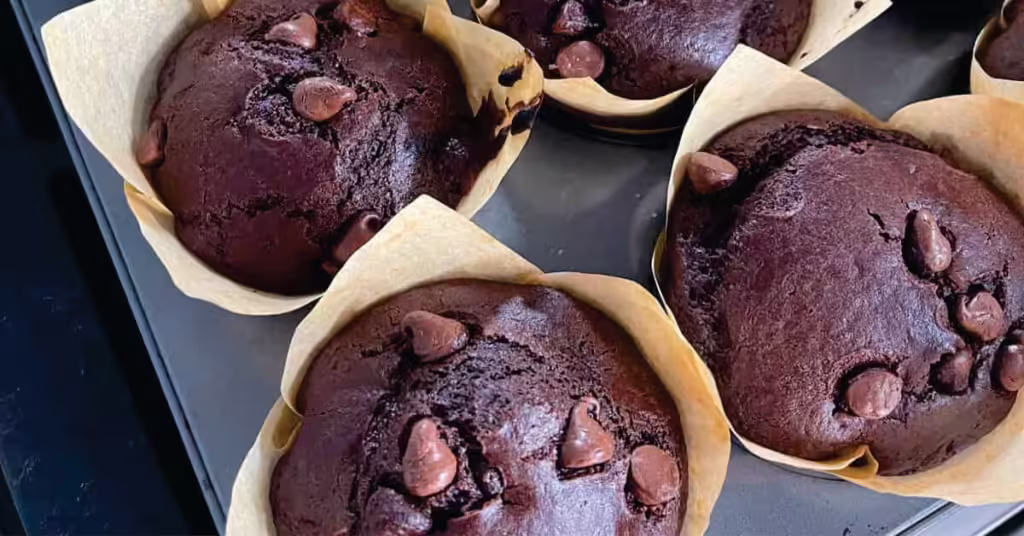 No Butter – Simple Chocolate Muffins